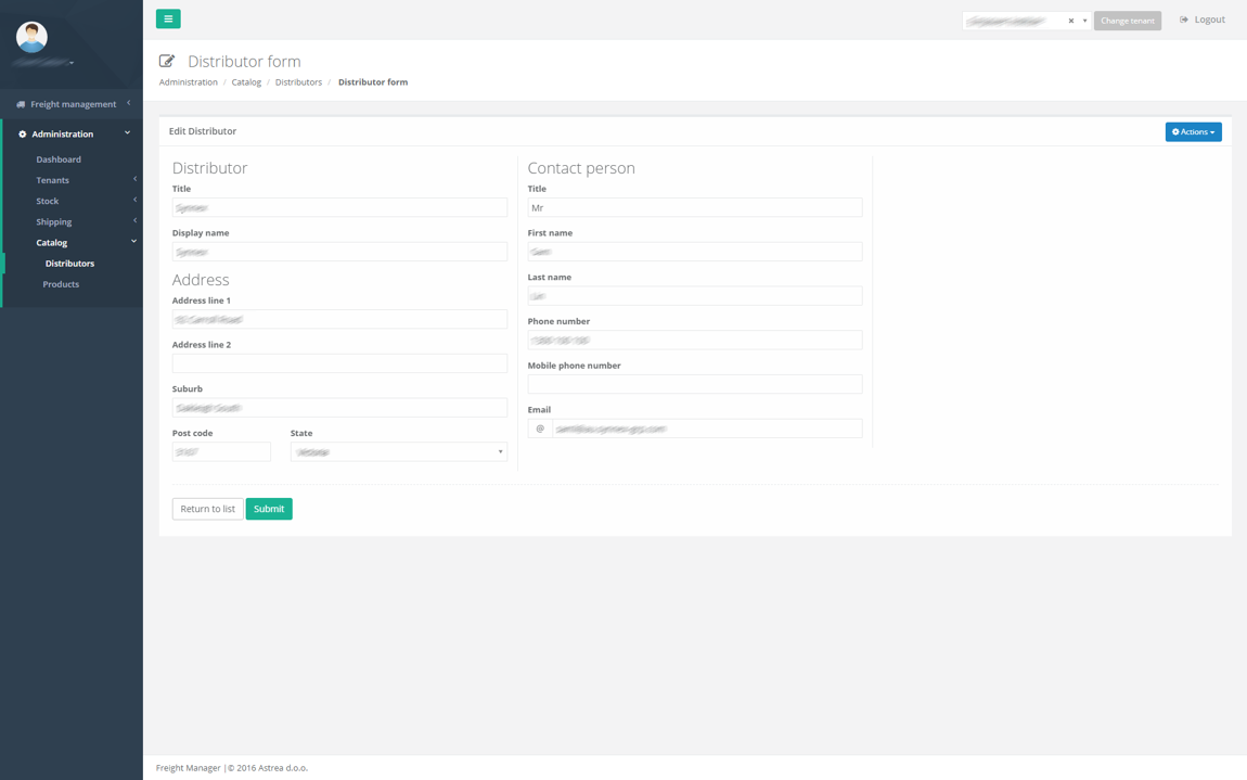 Freight Manager