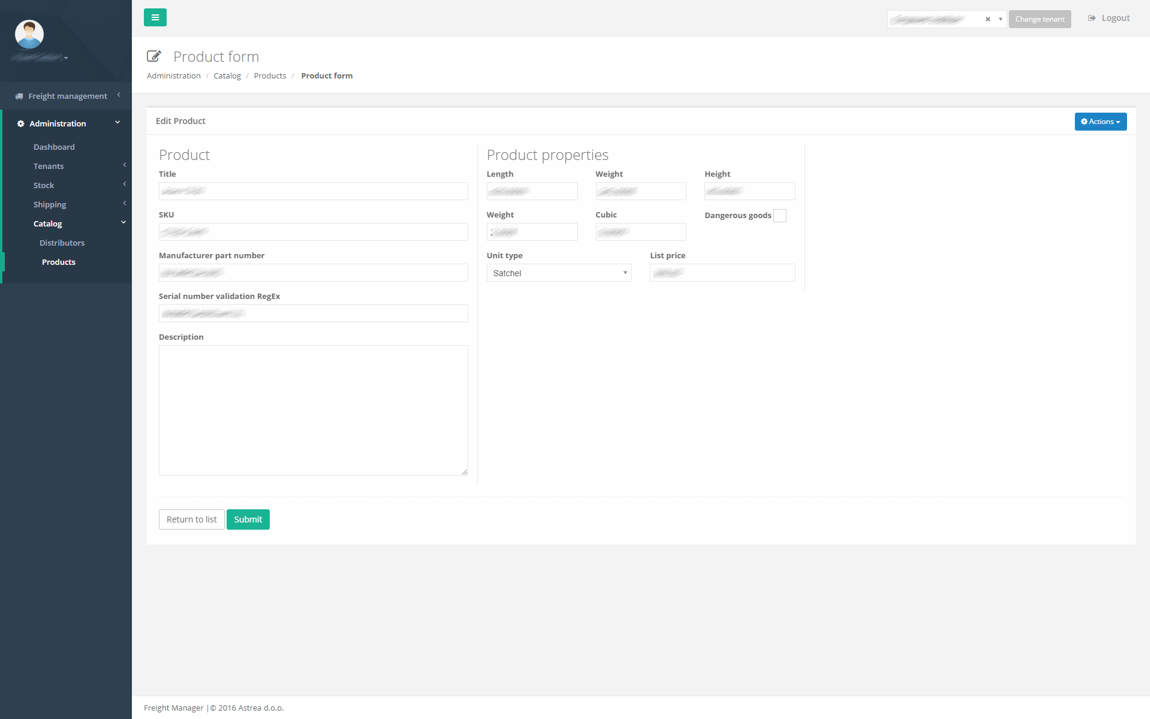 Freight Manager