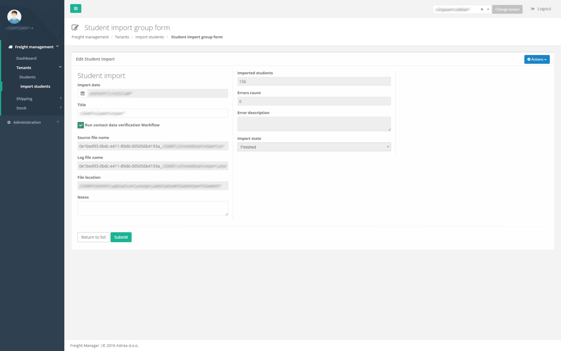 Freight Manager